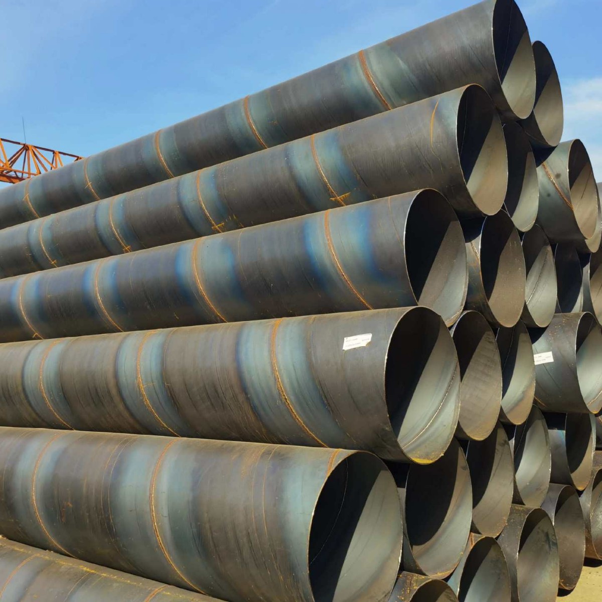 Q235B大口径石油天然气螺旋焊管 城市排水用双面埋弧焊接螺旋钢管