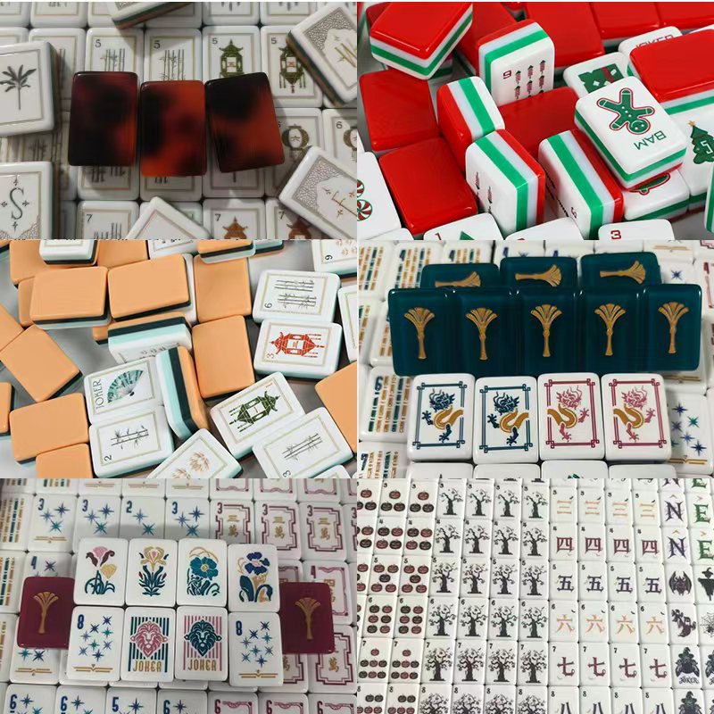 American Mahjong Collection: Popular New Model Full Set of Acrylic American Mahjong Tiles for Hand Play, Wholesale American Mahjong