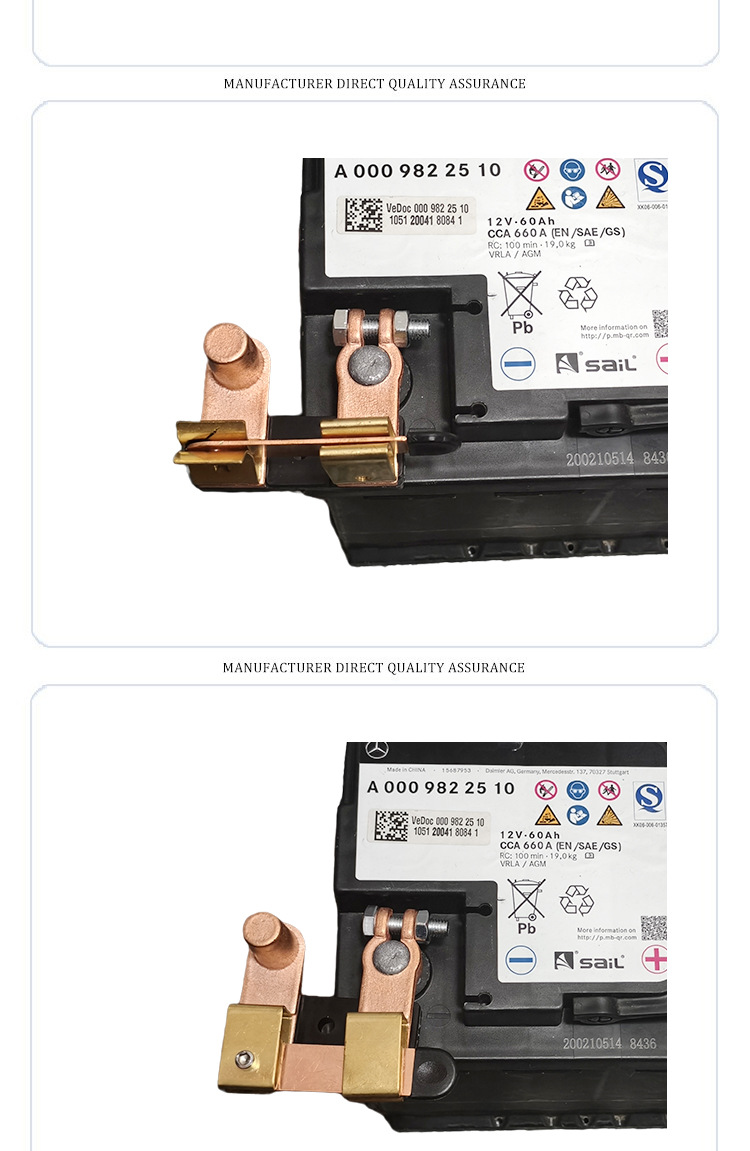 Brass Positive and Negative Horizontal Vertical Car Battery Head Power Off Switch