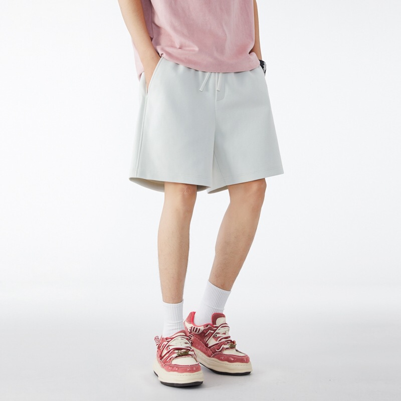 340g Heavyweight Solid Color Design Sports Casual Shorts Men's Pants Summer Loose Five-Point American-Style Sweatpants 340g Heavyweight Solid Color Design Sports Casual Shorts Men's Pants Summer Loose Five-Point American-Style Sweatpants