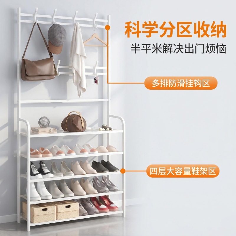 Transfronterizos multicapa zapatos sombreros porta de hogar fácil ensamblaje dormitorio zapatos armario estante de almacenamiento de plástico estante de almacenamiento dormitorio image 2