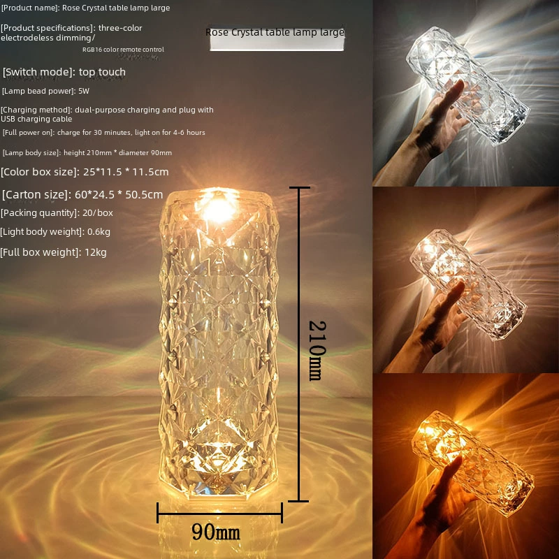 atmospher ic table lamp for bed, LED lantern, night light, internet celebrity, Birthday gift