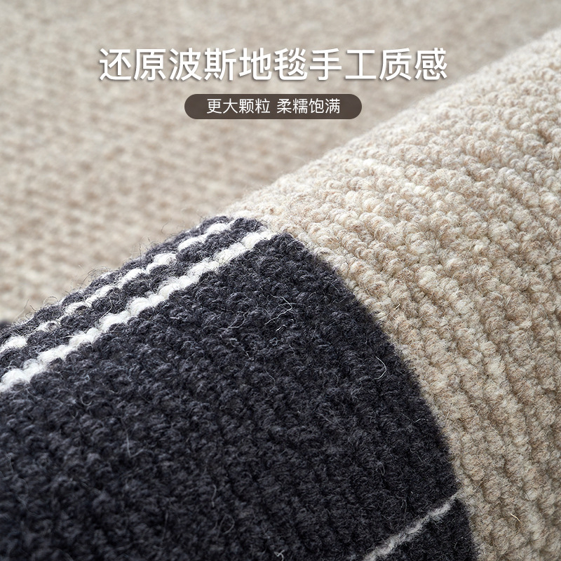 Fábrica de origen alfombra de sala de estar doméstica dormitorio resistente a la suciedad fácil de cuidar sofá mantas de mesa de té mantas de cama gruesas personalizadas