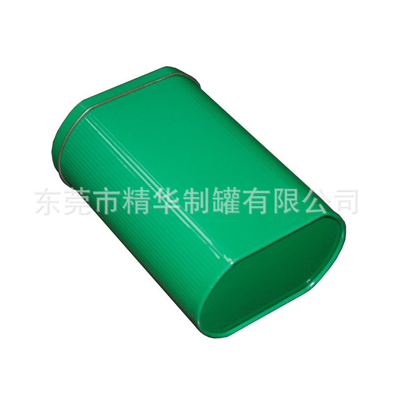 绿茶精装椭圆形包装铁罐  食品保健品包装铁罐  椭圆形马口铁罐
