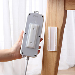 T row plug-in board holder, no trace, no punching, plug-in board wall sticker, plug-in board wall sticker, wall-mounted socket buckle