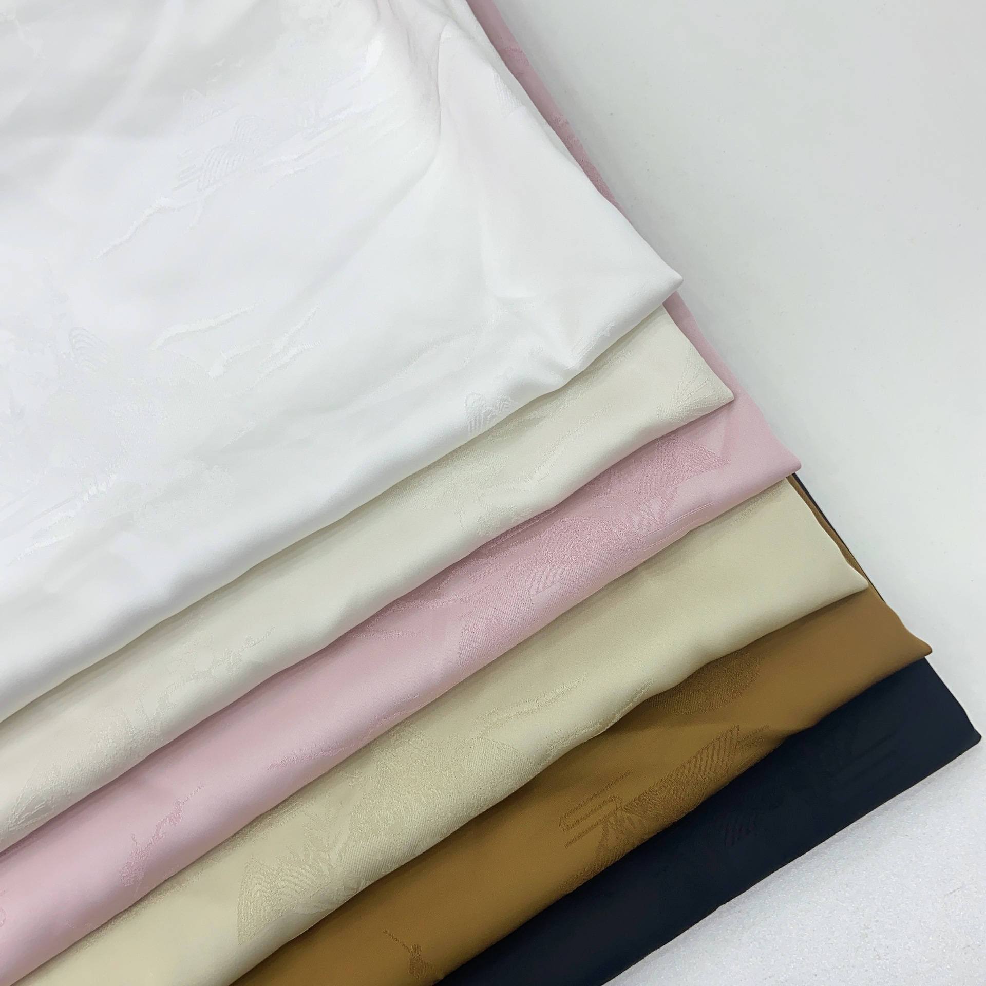 现货直销仿醋酸山水一色暗纹提花棉服外套西装旗袍连衣裙汉服面料