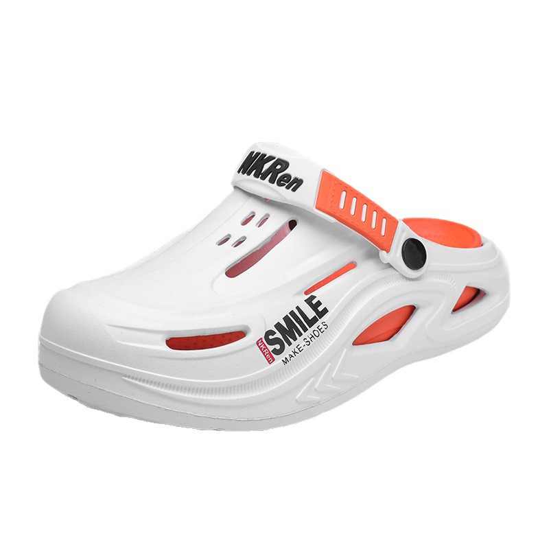 Zapatos con agujeros para hombres deportes de verano Baotou transpirable antideslizante juvenil al aire libre rafting tallas grandes sandalias de playa 4546