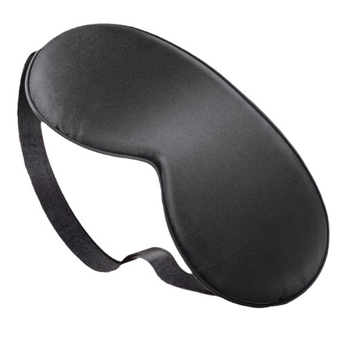 Silk Eye Mask Mulberry Silk Two-Sided Light-Blocking Eye Mask Sleep Stretch Travel Nap Eye Mask Aviation Eye Mask