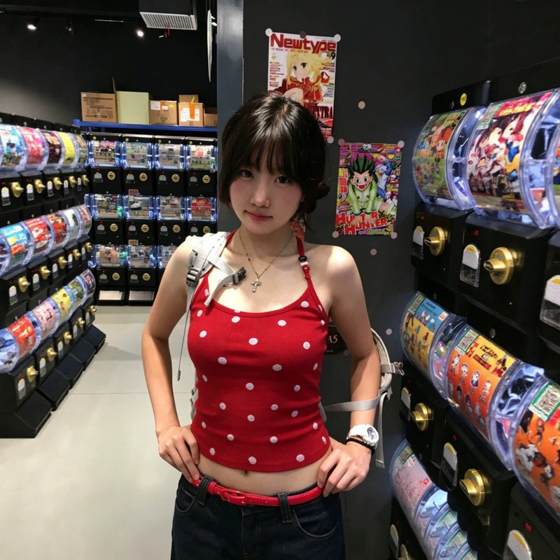 [260g rayon modal] Polka dot beaded camisole, women's summer top, can be worn as an inner layer or outer garment, trendy and stylish