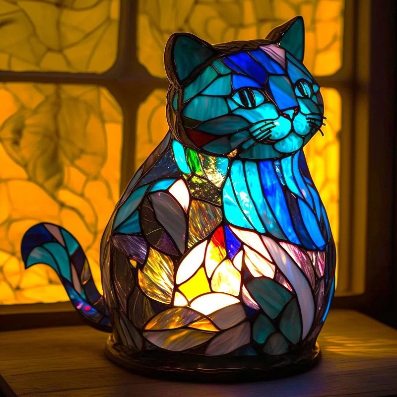 跨境Cat Lamp-Dachshund Lamp-Bigfoot Lamp树脂雕像LED灯摆件|undefined