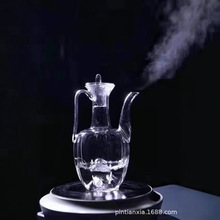 仿宋点茶执壶贵妃壶耐热玻璃新款泡茶煮茶壶汤瓶可电陶炉直接加热