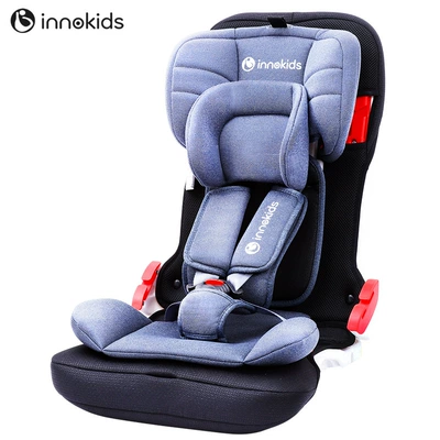 Innokids Car Kids Safety Seat 9 Months to 12 Years Old Baby Car Seat Simple and Portable (Car child safety seat) - royal-blue-safety-belt-style