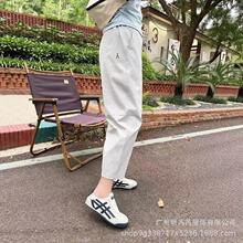 哈伦九分气球裤女2025夏季新款大码胖mm宽松显瘦速干运动休闲裤子