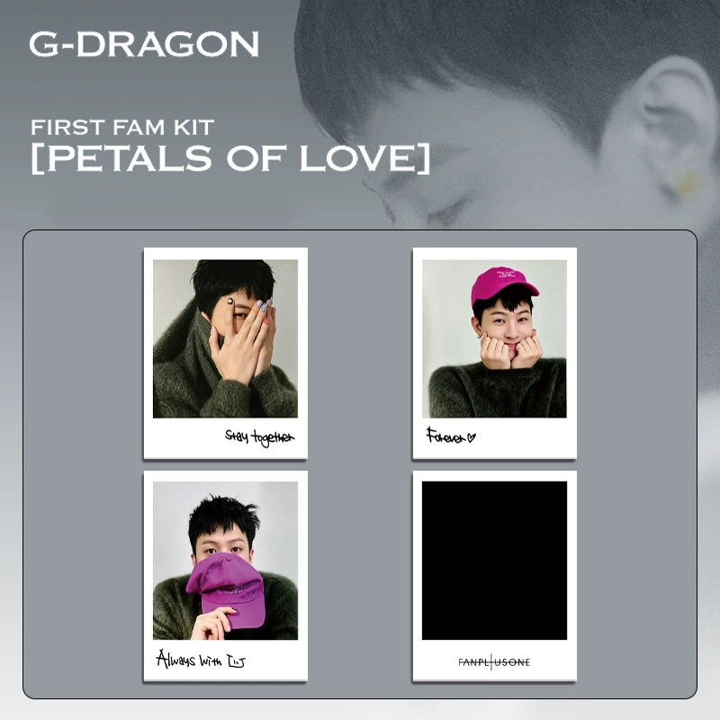Фотокарточки G-DRAGON PETALS OF LOVE 1-й набор
