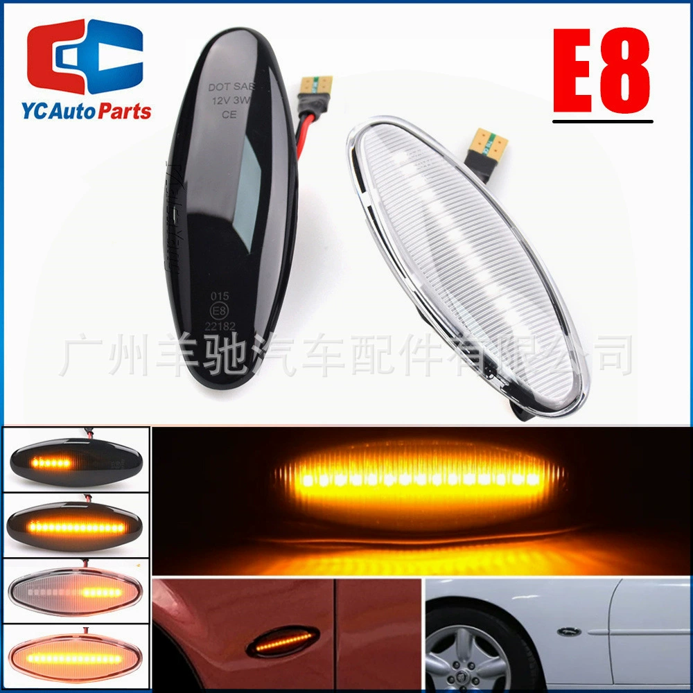 Подходит для Jaguar XK 8/XKR S-type XJ X350, боковой указатель поворота, водяной боковой свет