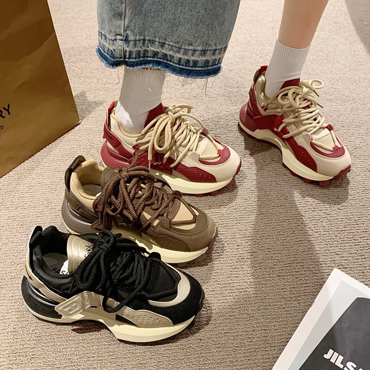 Versatile Women's Dad Running Shoes With Thick Soles And Comfort_voghion.com