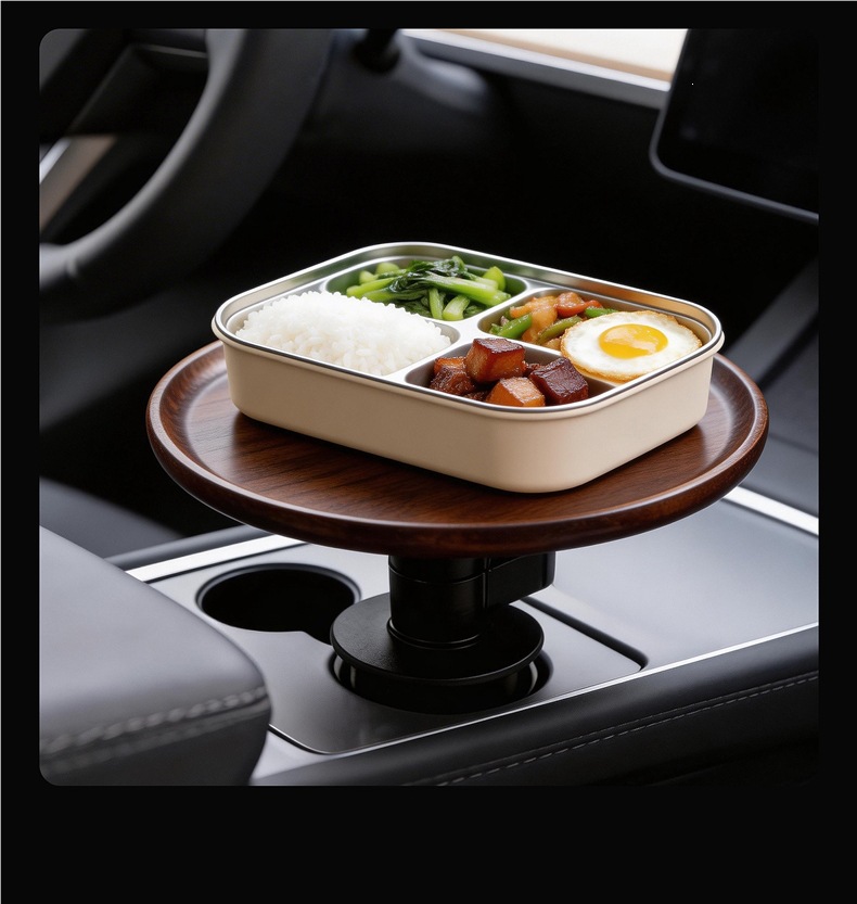 High-End Car-Mounted Floating Table Board, Driver's Seat Table, Passenger Seat Tray, Suitable for Tesla Car Accessories