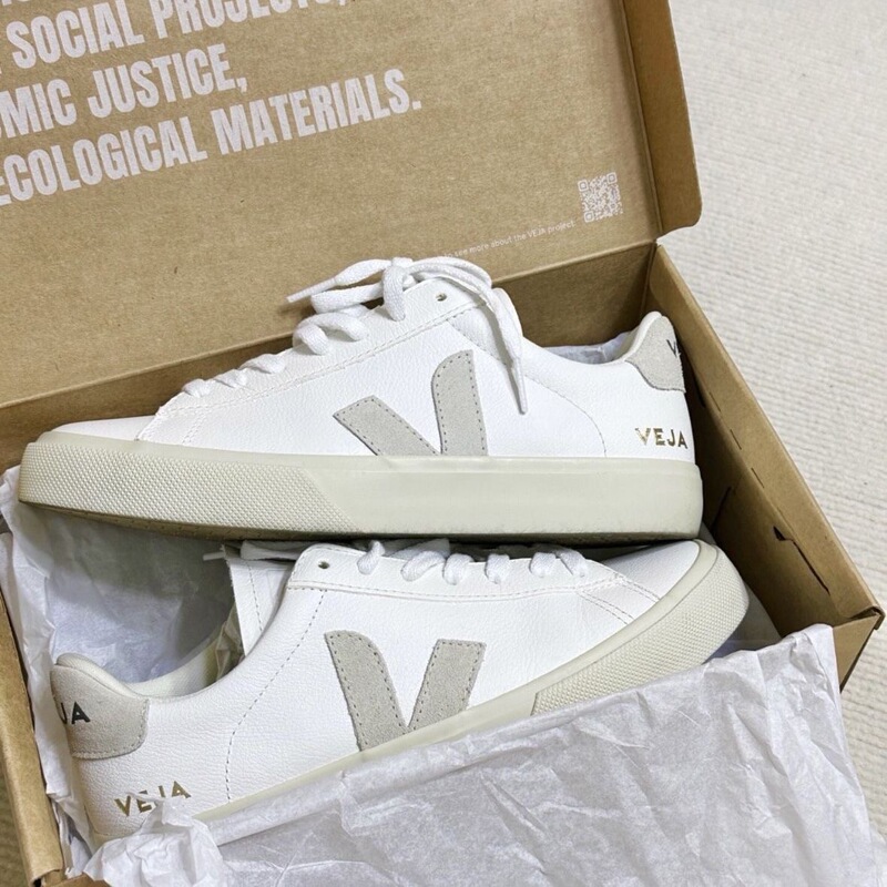 French Veja White Shoes, Star's Same Style Couple Sports and Leisure Versatile Men's and Women's Breathable Maillard Niche Sneakers