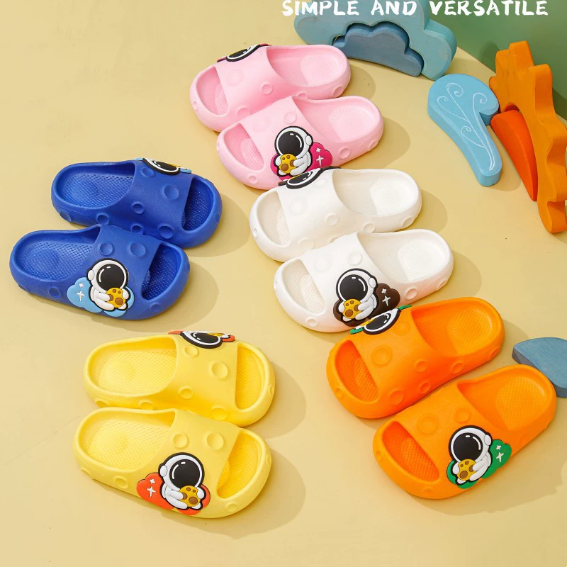 Детские тапочки для мальчиков и девочек, очень мягкие, чистая красная ванна, детский сад, супер милый мультяшный дезодорант, нескользящий, износостойкий