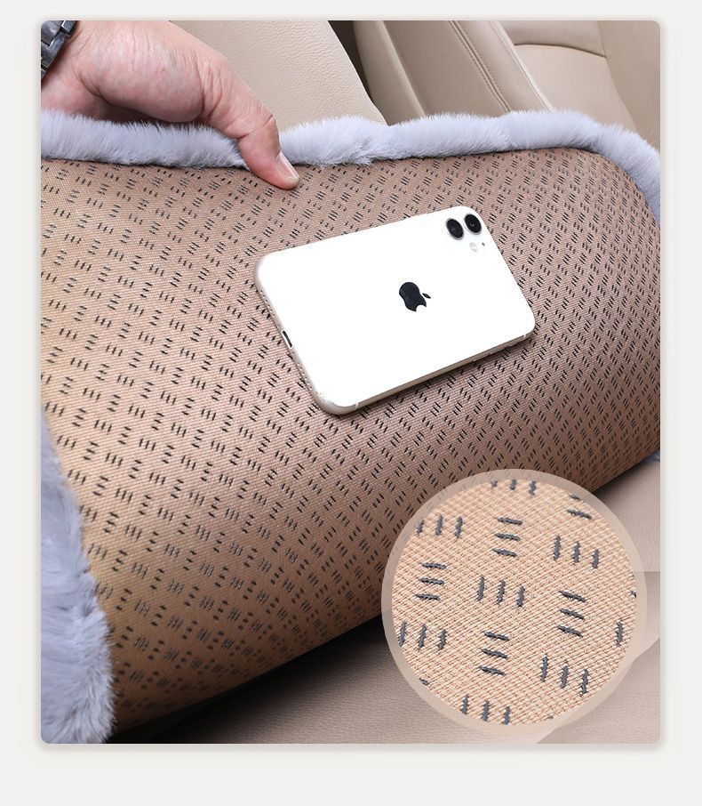 New Car Seat Cushion, Bubble Velvet Seat Cushion, Full Car Cover, Universal Five-Seater for Men and Women, Autumn and Winter Warm Seat Cushion Wholesale