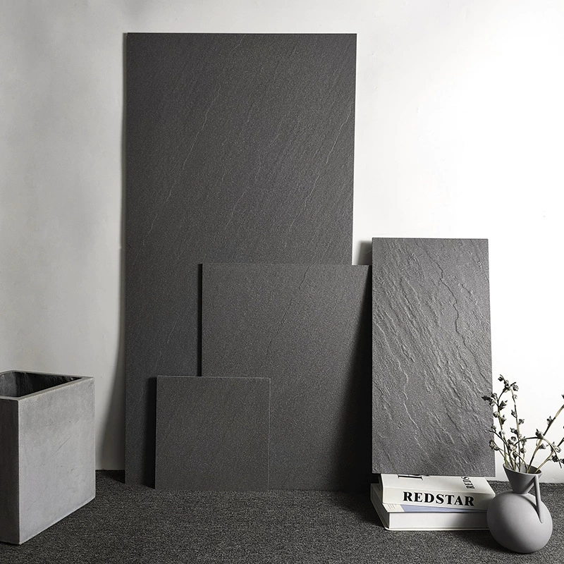 Дворовая плитка для пола синего камня черный песчаник антикварный кирпич Огненный камень проект нескользкая напольная плитка Вилла напольная плитка для двора