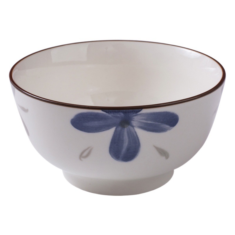 Tazón de cerámica Jingdezhen Tazón de comida casera Fideos instantáneos Tazón de arroz Tazón de sopa Tazón de arroz Diseño de alto valor