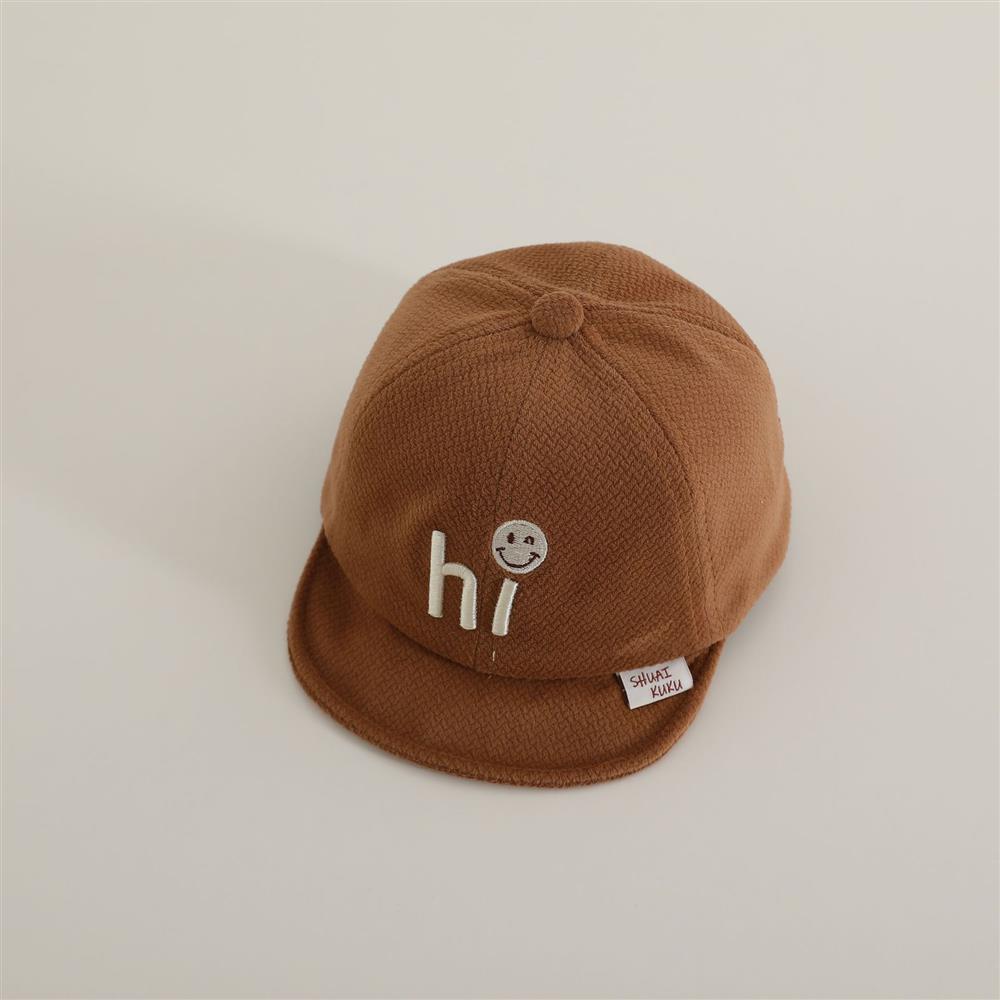 Sombreros para bebés bordados HI primavera y otoño nueva moda para niños niñas bebés coreanos sombreros de béisbol para niños