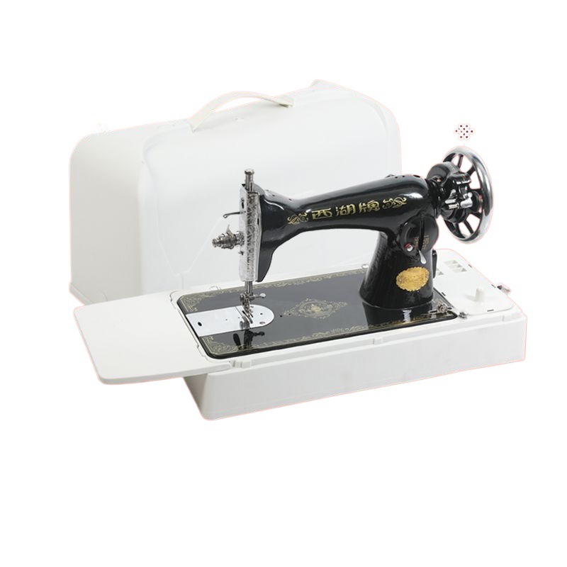 West Lake máquina de coser vieja de escritorio casera pie de costura cabeza manual eléctrica para comer ropa gruesa coche de costura gruesa reparación