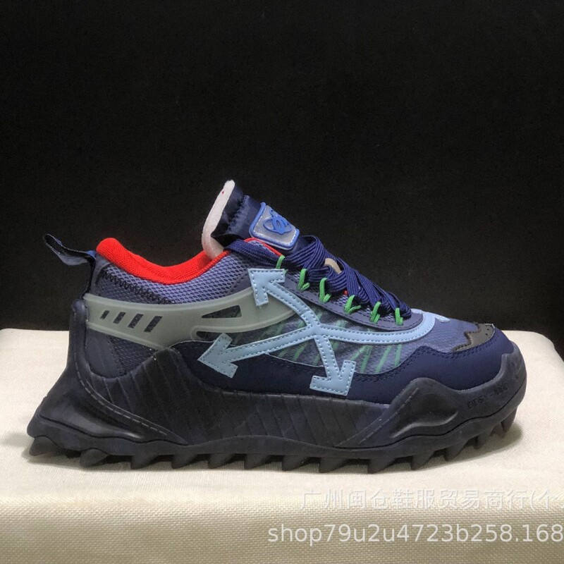 European Style Off-White Dad Shoes Odsy1000 Thick-Soled Fashion Color-Blocking Versatile Casual Dad Shoes