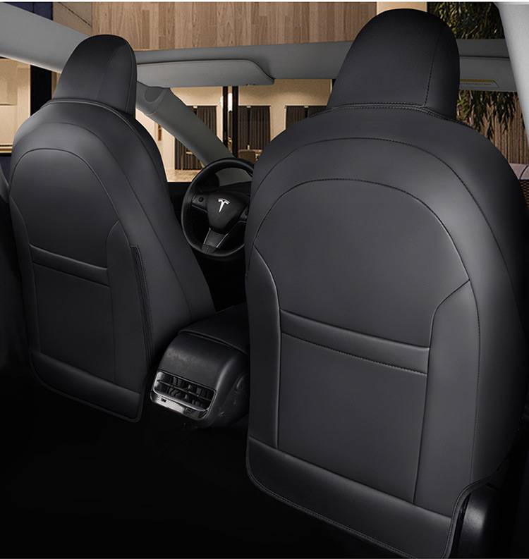 Suitable for Tesla Model 3Ysx Leather Seat Covers, Suitable for All Seasons, Breathable and Wear-Resistant Leather Pvc Seat Cushions for Export