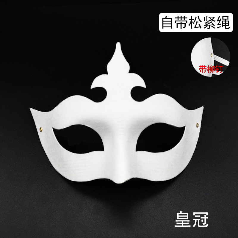 Niños DIY cara completa máscara de zorro pulpa masculina máscara dibujada a mano en blanco 12 máscara del zodiaco pintada calabaza