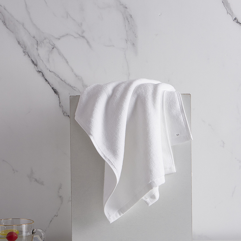 High-End Five-Star Hotel White Plain Weave Thickened Pure Cotton Bath Towel Set, Soft and Comfortable, High Quality and Highly Absorbent High-End Five-Star Hotel White Plain Weave Thickened Pure Cotton Bath Towel Set, Soft and Comfortable, High Quality and Highly Absorbent