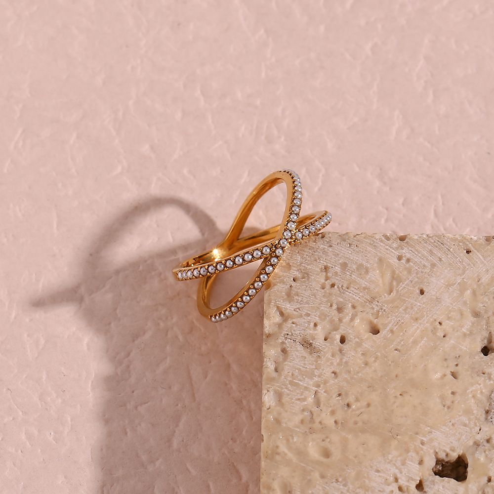 Micro-inlaid Stainless Steel Ring