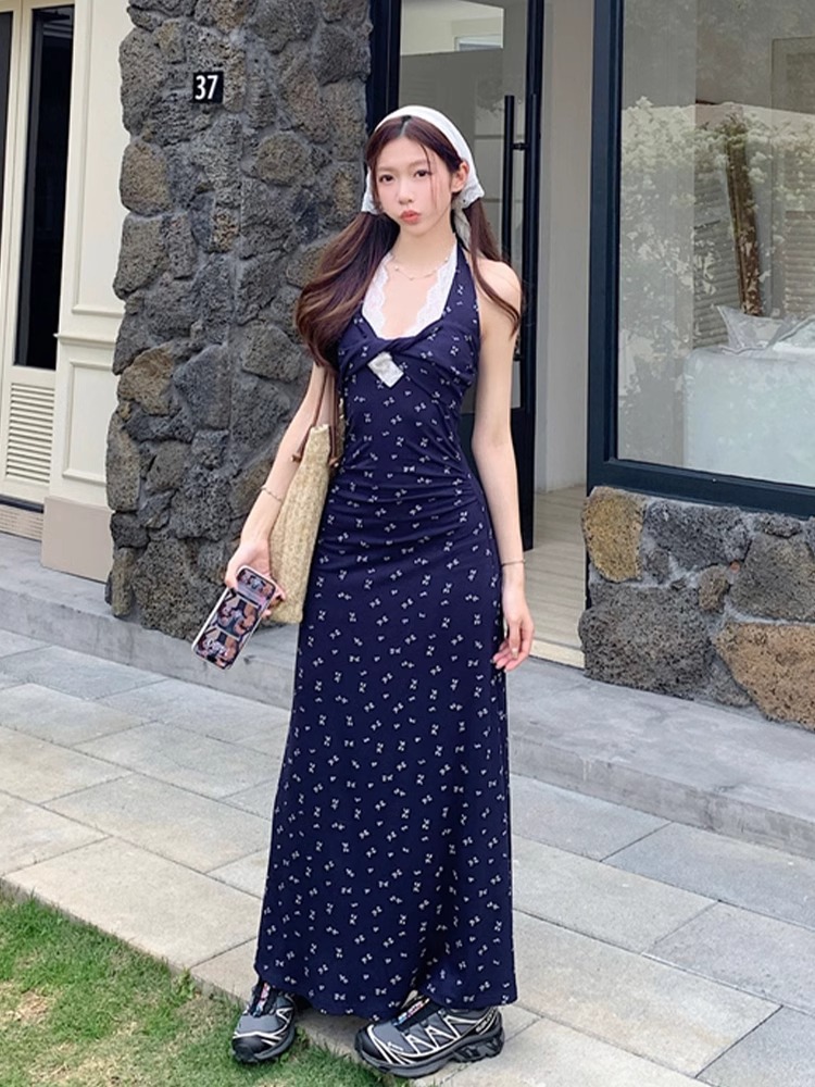Summer blue dress