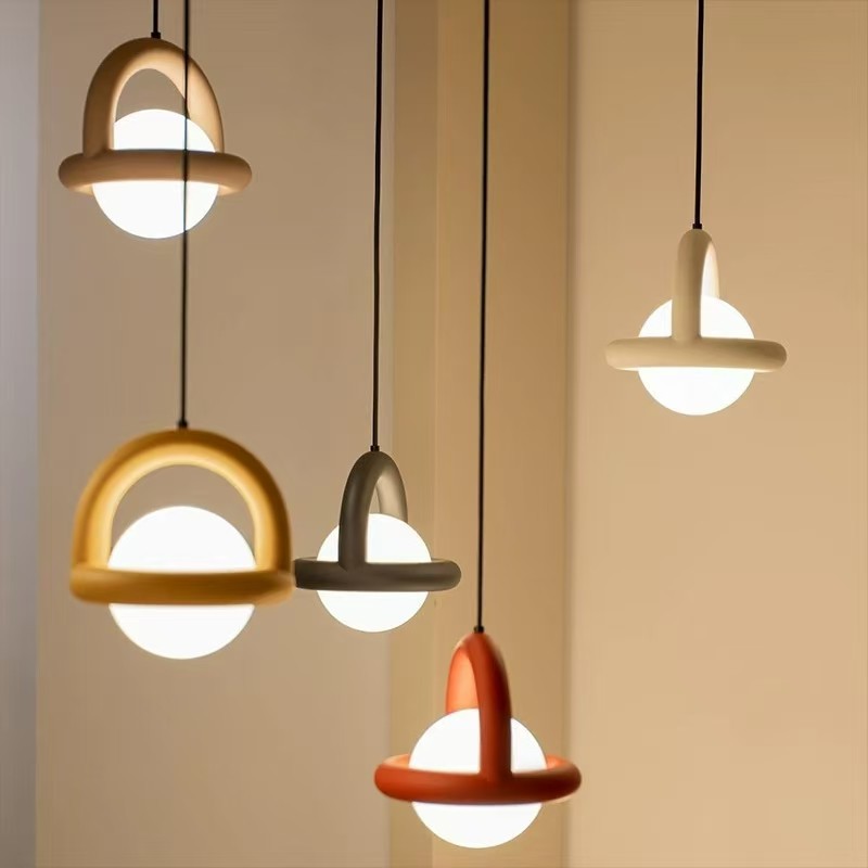 Design creative ceiling lamp for bed for children's room, internet celebrity