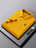 Хлопковая футболка polo, летняя футболка с коротким рукавом, с вышивкой
