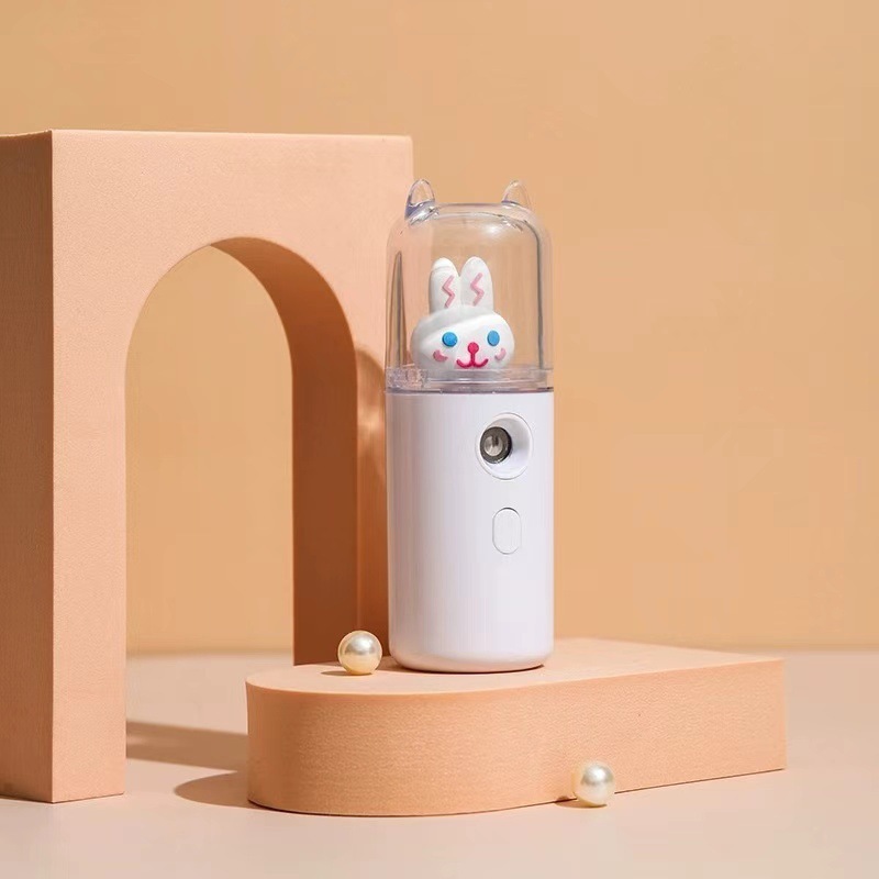 ナノ美容スプレー補水器顔蒸し器冷噴携帯型手持ち顔美容器加湿器|undefined