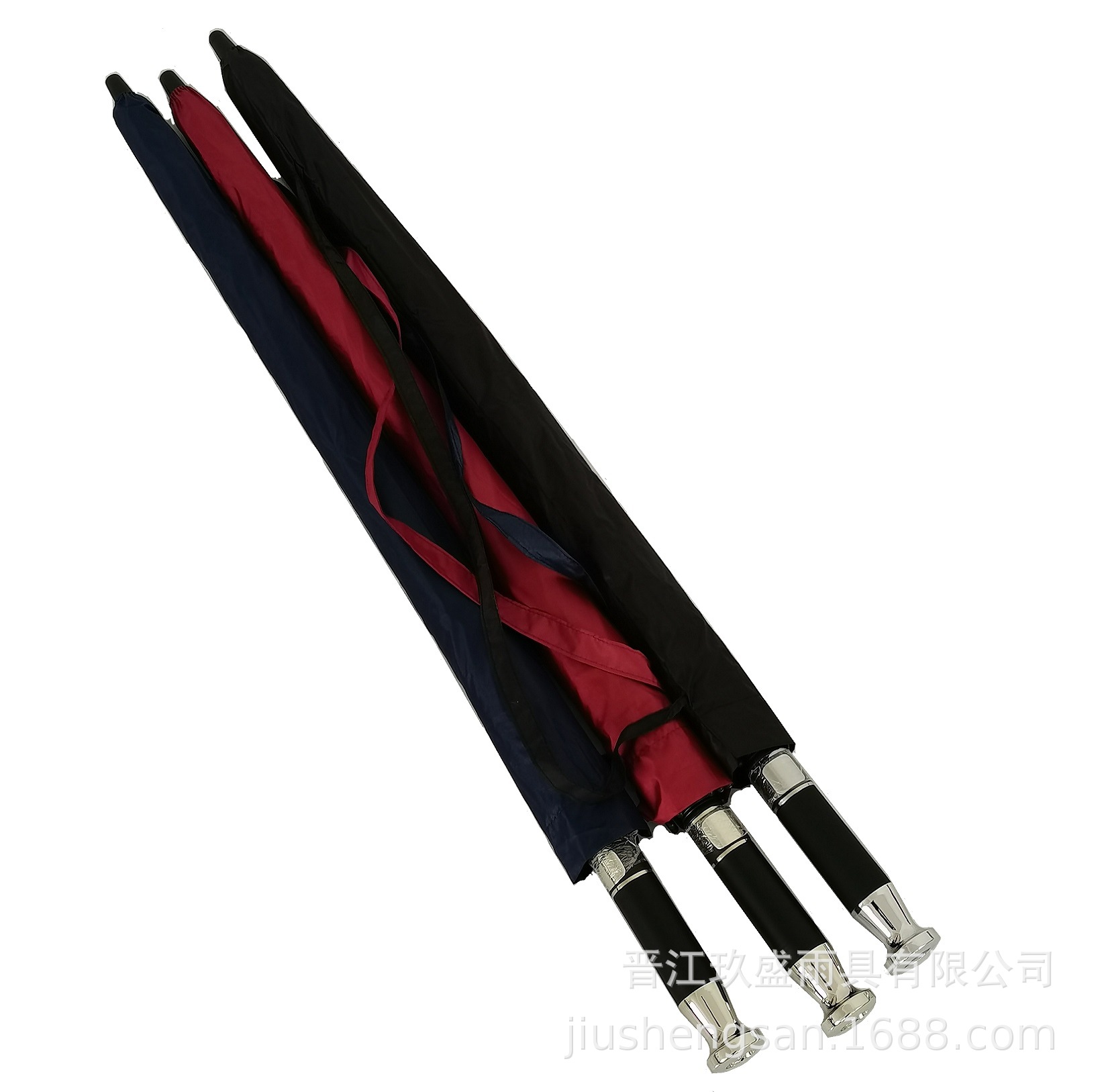 雨傘直柄傘高爾夫傘車標傘長柄傘logo高檔商務禮品黑膠防曬直杆傘