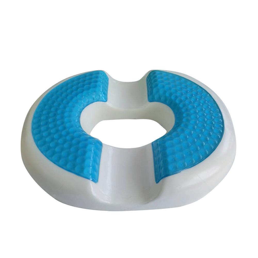 Cojín ortopédico de espuma viscoelástica – Con hueco central, ideal para hemorroides, embarazo y oficina