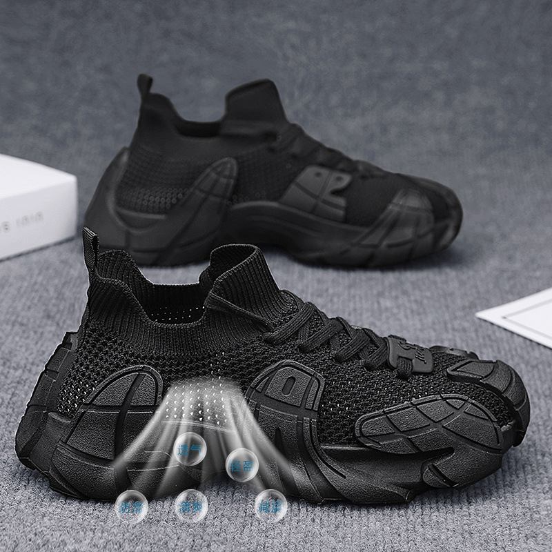 2025 verano nuevo calcetines espaciales casuales mecha respirables zapatos de trabajo coreanos zapatos de trabajo