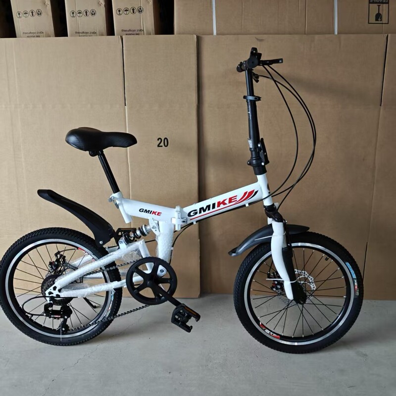 20inch Disc Brake Variable-Speed Folding Dual-Shock Absorption Mountain Bike Audi 4S Store Bicycle Shock-Absorbing Model Dual Disc Brake Braking 20inch Disc Brake Variable-Speed Folding Dual-Shock Absorption Mountain Bike Audi 4S Store Bicycle Shock-Absorbing Model Dual Disc Brake Braking
