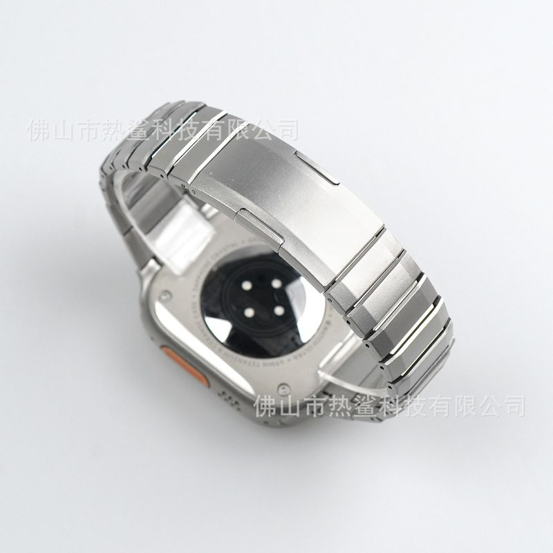 Applewatch10 Apple watch チタンメタルウルトラ 2 プレミアムステンレススチールクイックリリースブレスレットに適しています。|undefined
