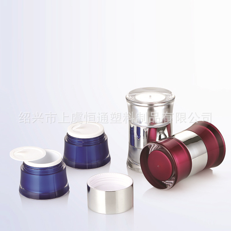 厂家批发塑料瓶25G亚克力包装瓶化妆品亚克力塑料瓶膏霜乳液瓶