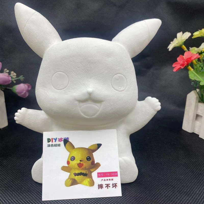 DIY Paintable Doll (Plastic) — Unpainted White Embryo, Multiple Characters, 16–26 cm