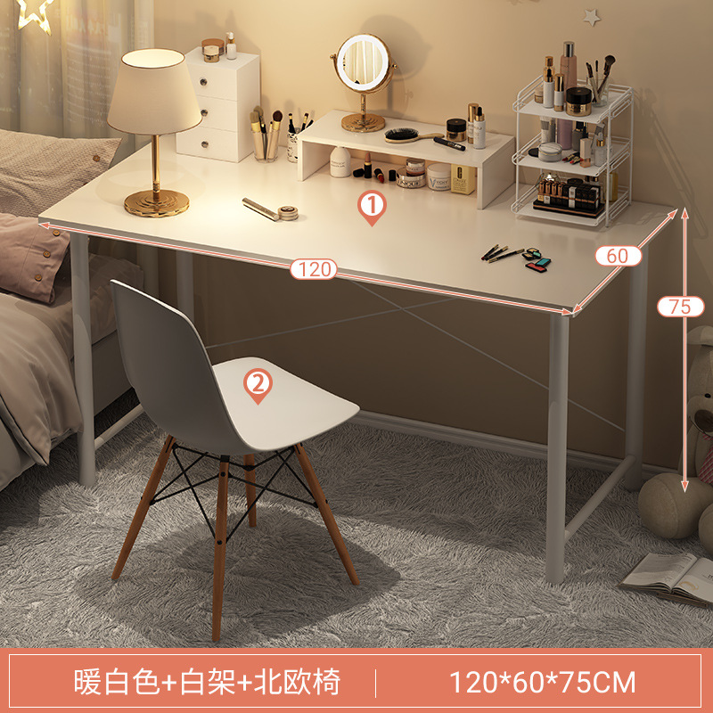 Tocador chica dormitorio mesa de maquillaje moderno simple pequeño apartamento ins estilo escritorio gabinete de almacenamiento integrado tocador