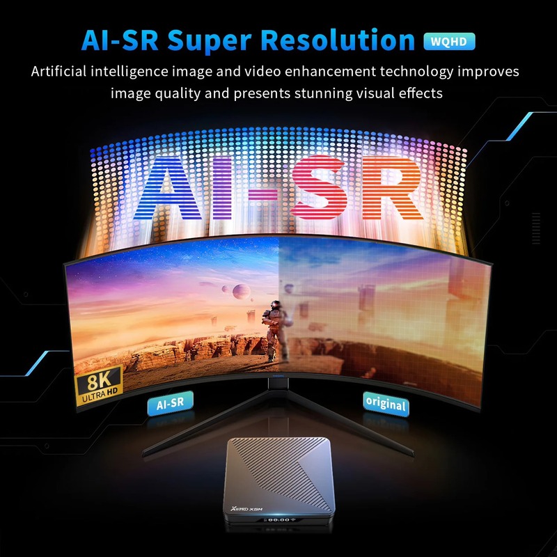 X88 PRO X5M Android 14 TV ボックス Amlogic wifi6 HD 8K TV ボックス|undefined