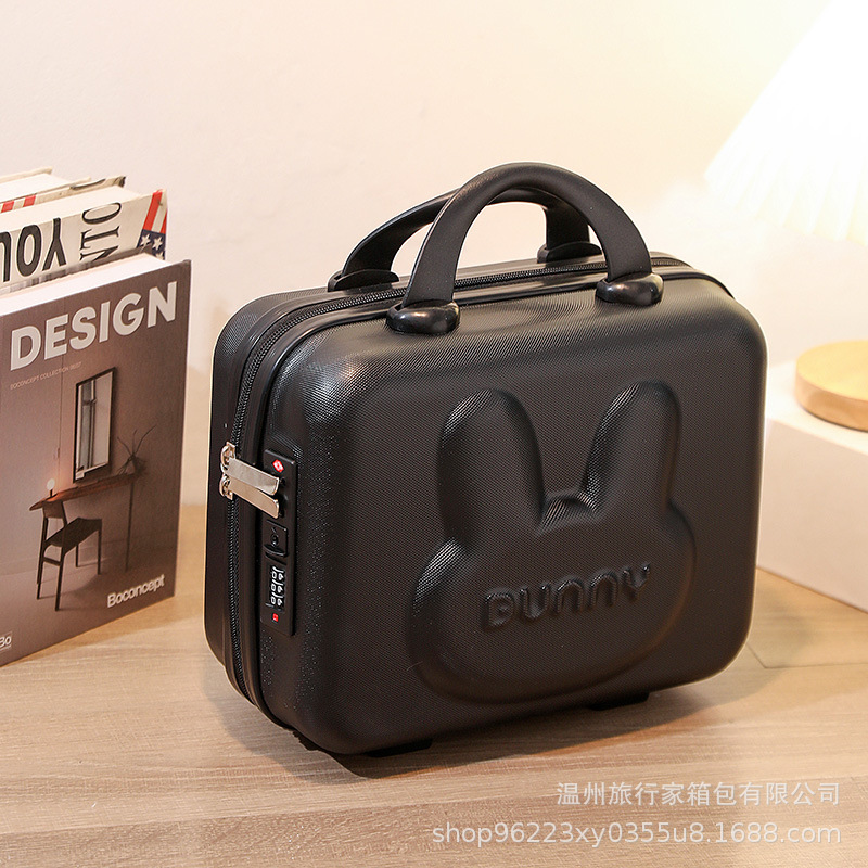 Nuevo conejo maleta maquillaje regalo de mano caja de boda 14 pulgadas 16 pulgadas maleta maleta