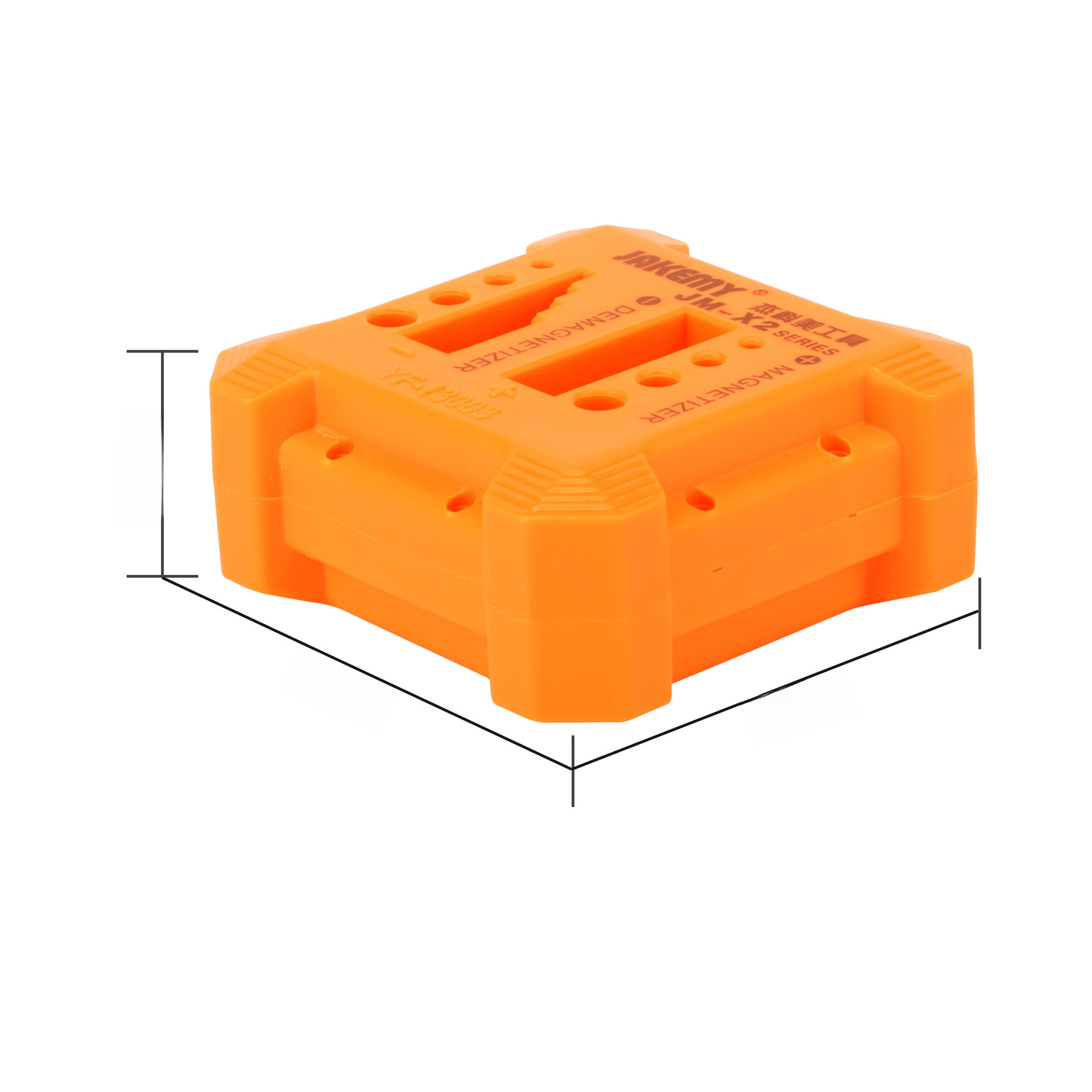 Screwdriver with magnet and demagnetizer small screwdriver JM-X2 screw adsorption anti-lost magnet 
