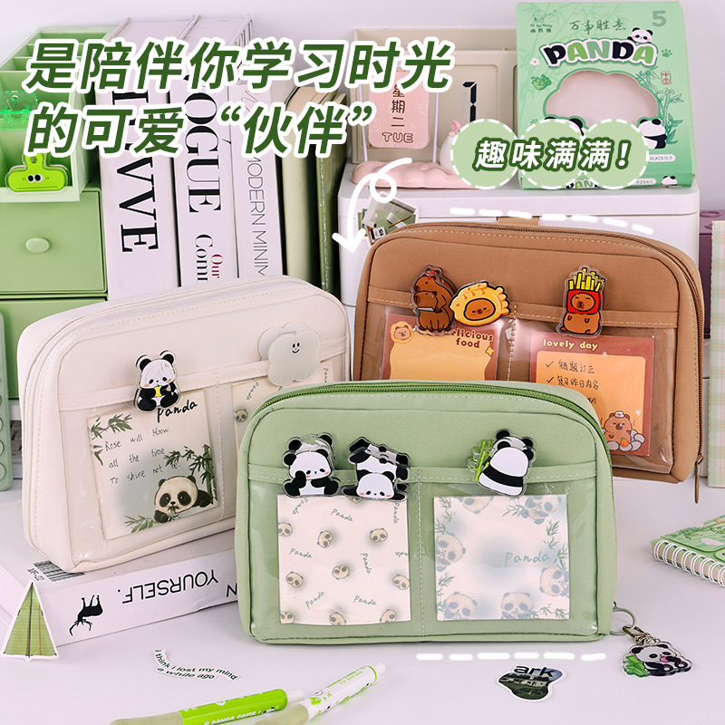 Capacious high quality school pencil case for students for boys, 12 floors, for secondary school 3