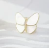 463-White Fritillaria Butterfly